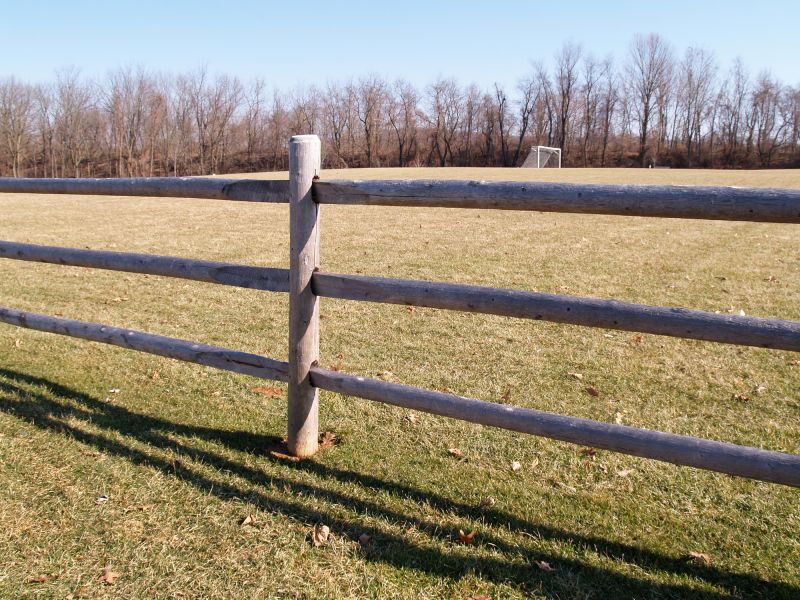 Rail Fence Installation detail